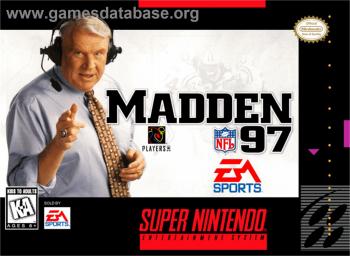 Cover Madden NFL '97 for Super Nintendo
